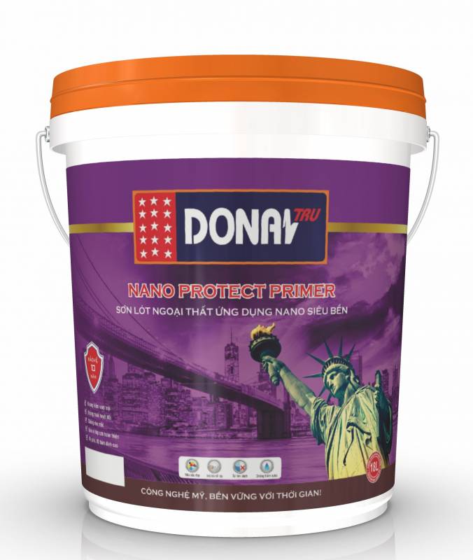 Sơn lót ngoại thất ứng dụng Nano siêu bền 18L